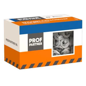 ProfPartner zeskantmoer M8 verzinkt 25 st/ds