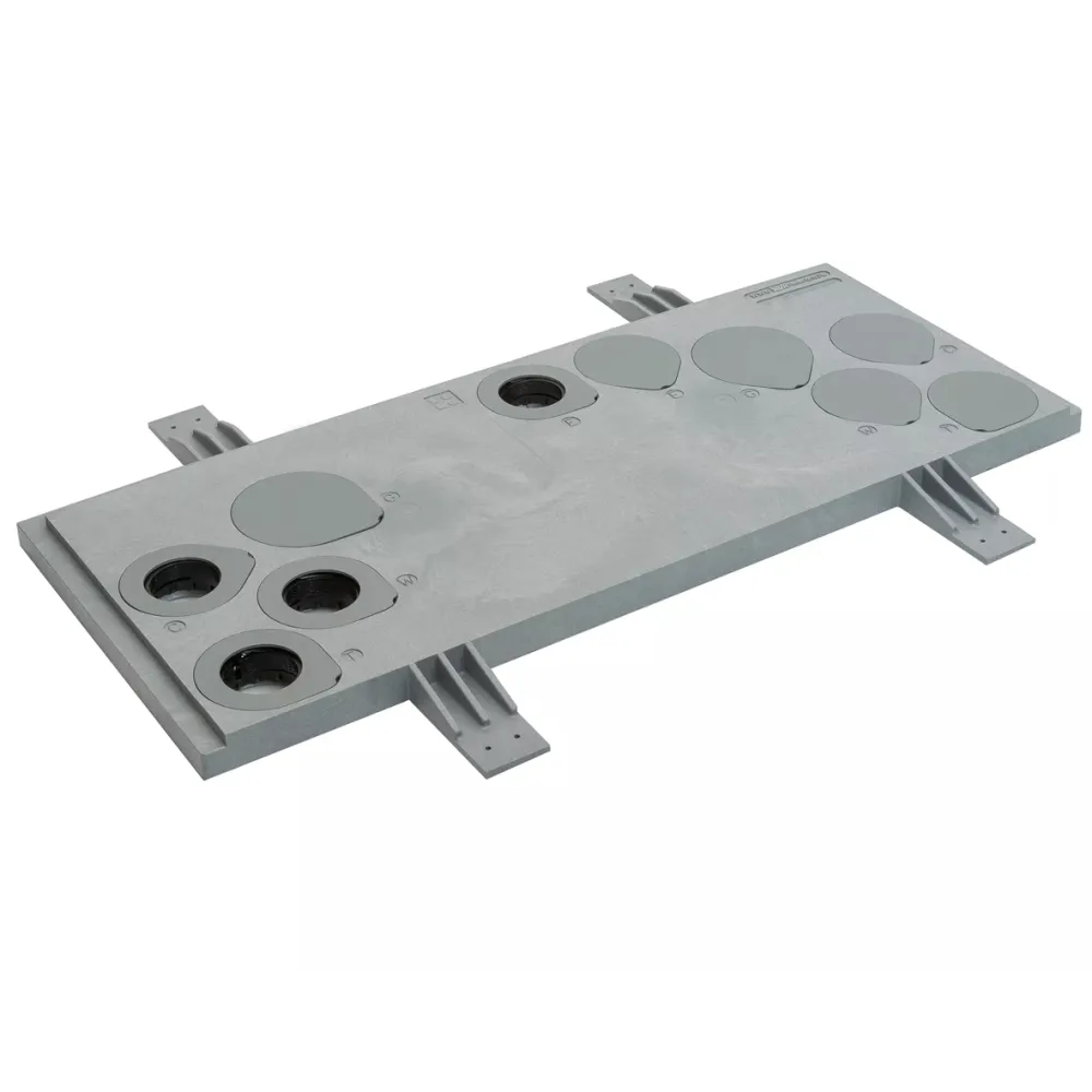 Meterkastvloerplaat KOMO met gas dicht kapje