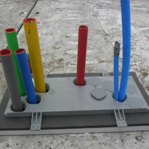 Meterkastvloerplaat KOMO met gas dicht kapje