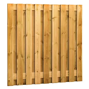 Grenen plankenscherm 180x180 cm 19-planks geïmpregneerd geschaafd