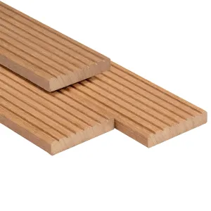 Kapur vlonderplank 24x145 mm glad/grof