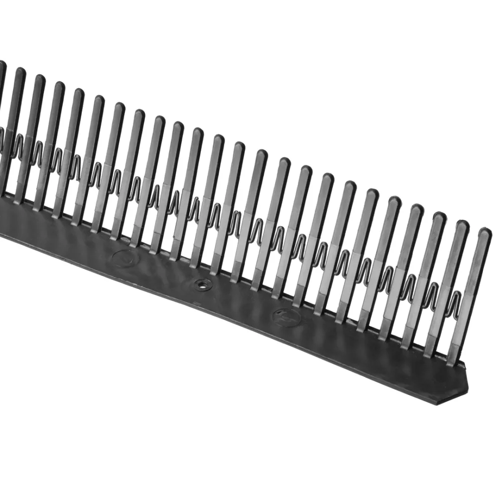 Vogelschroot 60 mm zwart L= 1000 mm met muiswering