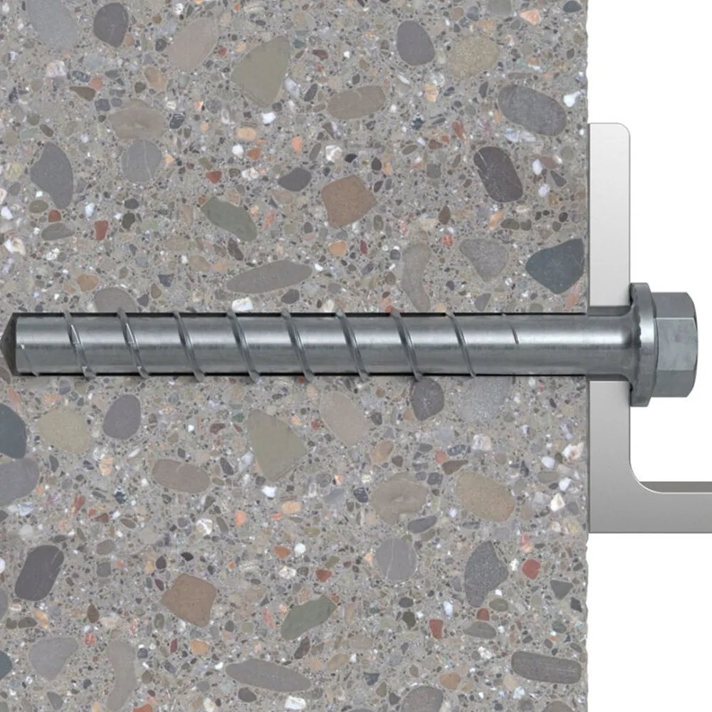 Fischer betonschroef 10x80 mm FBS II US zeskantkop 50 st/ds