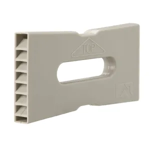 Ubbink Stootvoegventilatierooster waalformaat grijs 225 st/ds