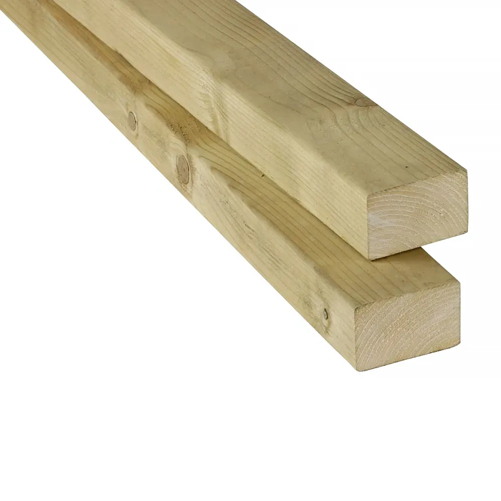 Grenen balk 44x68 mm geschaafd geïmpregneerd