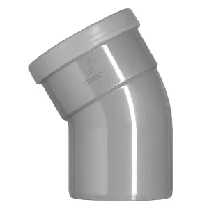 PVC bocht 110 mm 1xmanchet 30 gr.