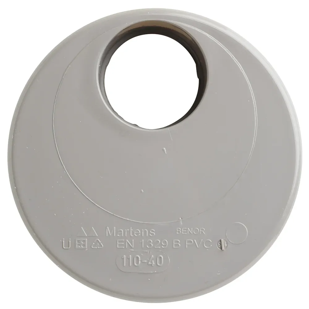 PVC verloop 40x110 mm 1xlijm