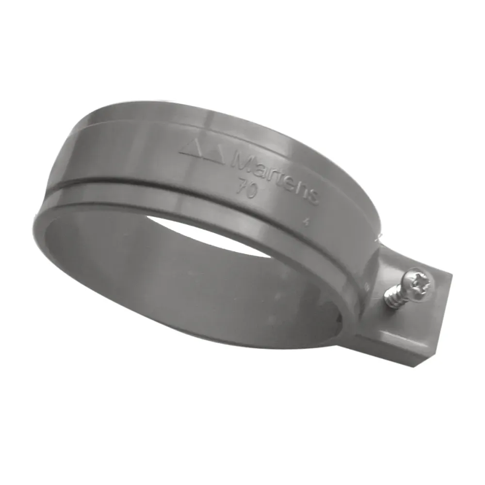 PVC ophangbeugel 110 mm grijs