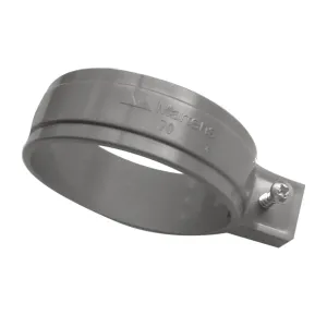 PVC ophangbeugel 110 mm grijs