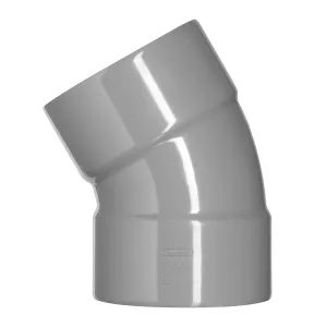 PVC bocht 125 mm 2xlijm 30 gr.