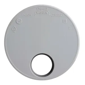 PVC verloop 40x125 mm 1xlijm