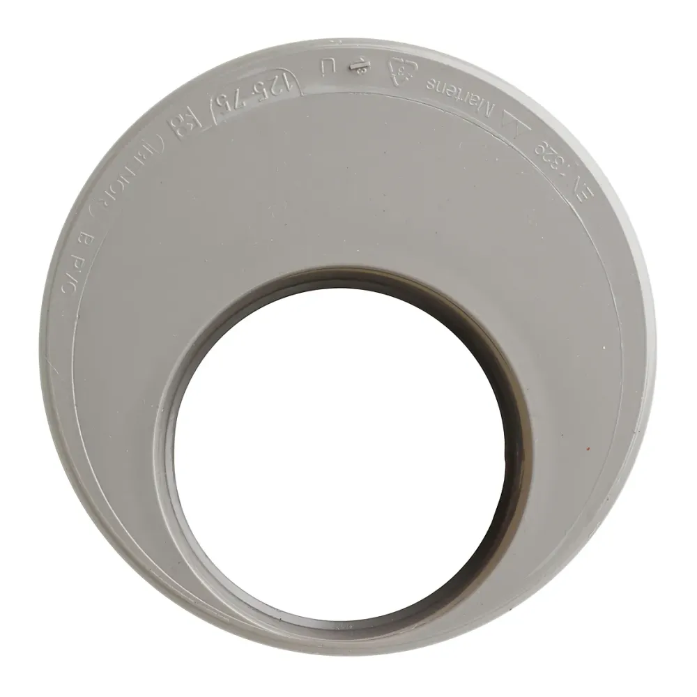 PVC verloop 75x125 mm 1xlijm