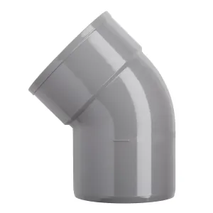 PVC bocht 125 mm 1xlijm 45 gr.