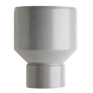 PVC verloop 70x125 mm 1xlijm HWA