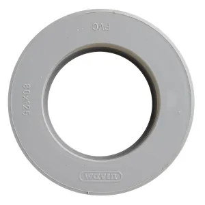 PVC verloop 80x125 mm 1xlijm HWA