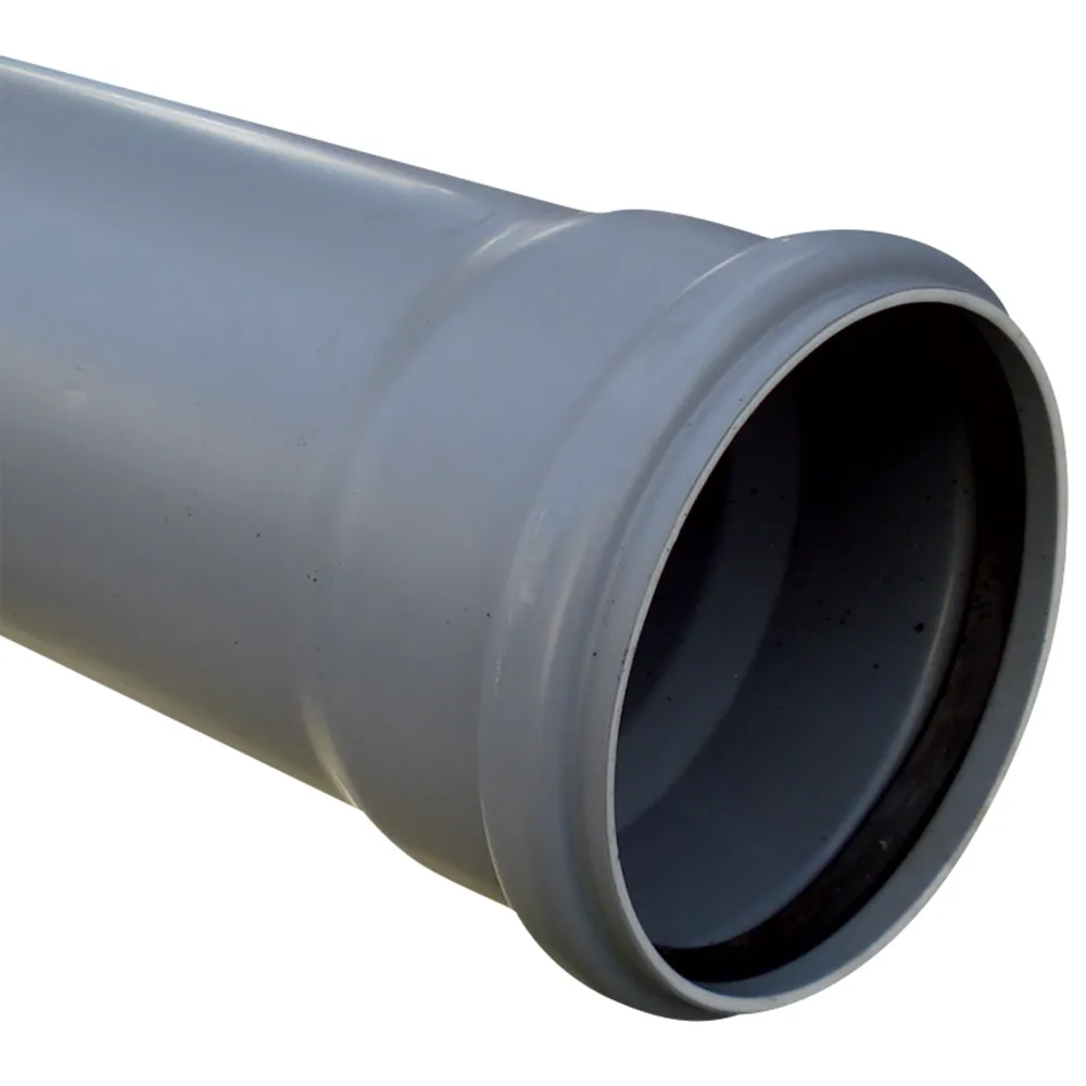 PVC buis 160 mm L= 5000 mm met manchetmof