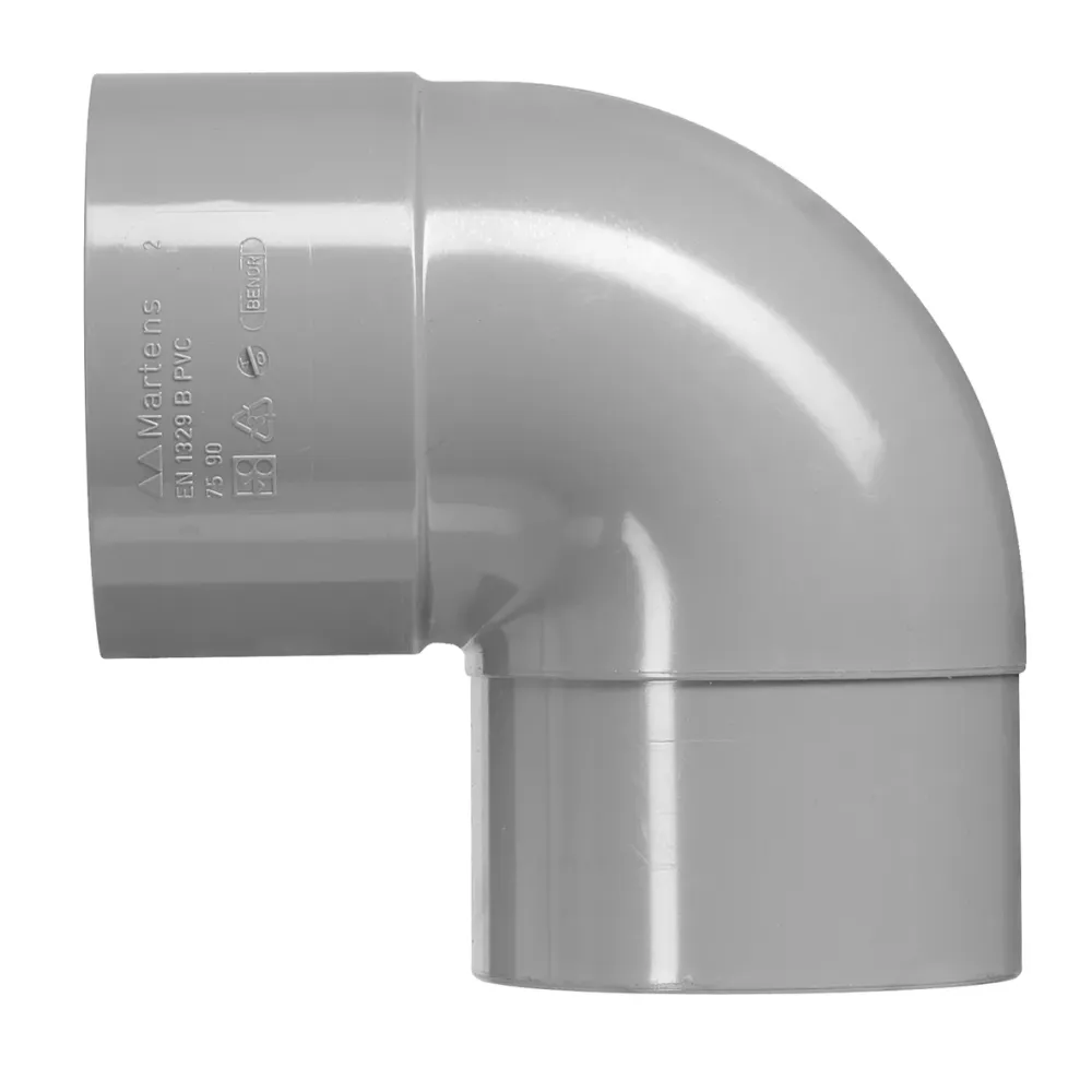 PVC bocht 32 mm 1xlijm 90 gr.