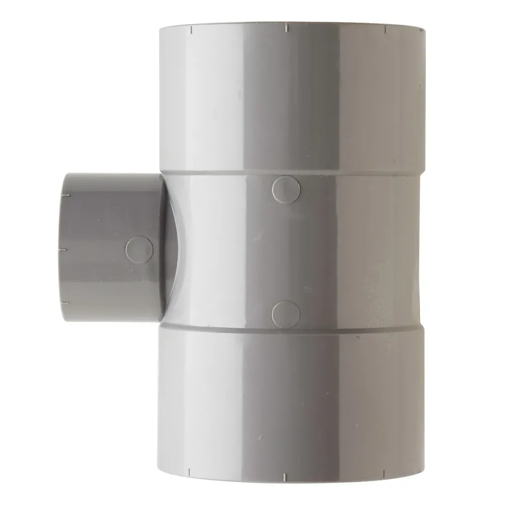 PVC T-stuk 75x40 mm 3xlijm 90 gr.