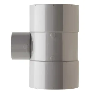 PVC T-stuk 75x40 mm 3xlijm 90 gr.