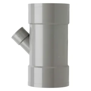 PVC T-stuk 110x40 mm 3xlijm 45 gr.