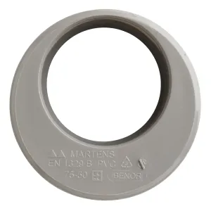 PVC verloop 50x75 mm 1xlijm