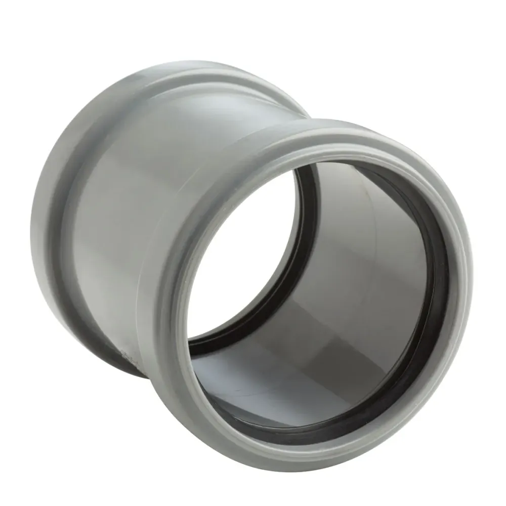 PVC overschuifmof 75 mm 2xmanchet