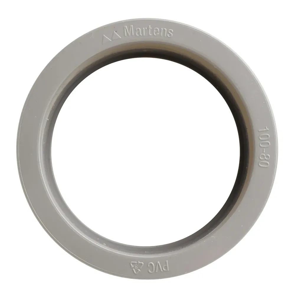 PVC verloop HWA 80x100 mm 1xlijm