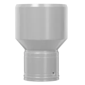 PVC verloop 80x100 mm voor drainagebuis