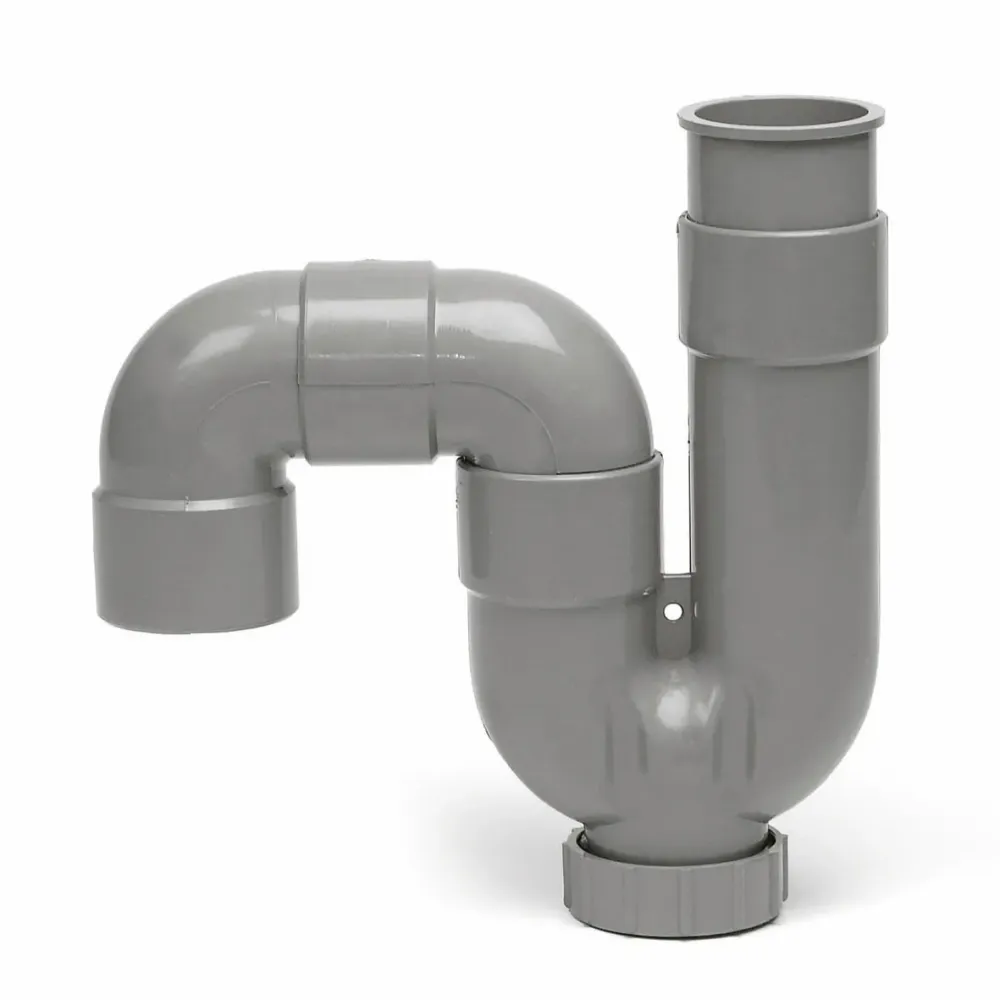 Sifon ABS-S en P-sifon 50 mm grijs