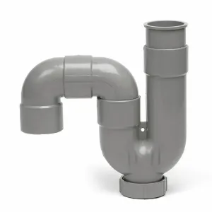 Sifon ABS-S en P-sifon 50 mm grijs