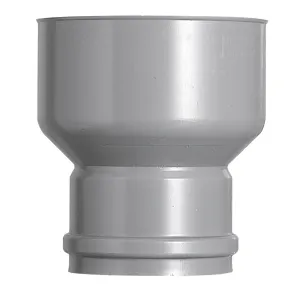 PVC Overgangstuk op gresbuis 160x206 mm 1xmanchet