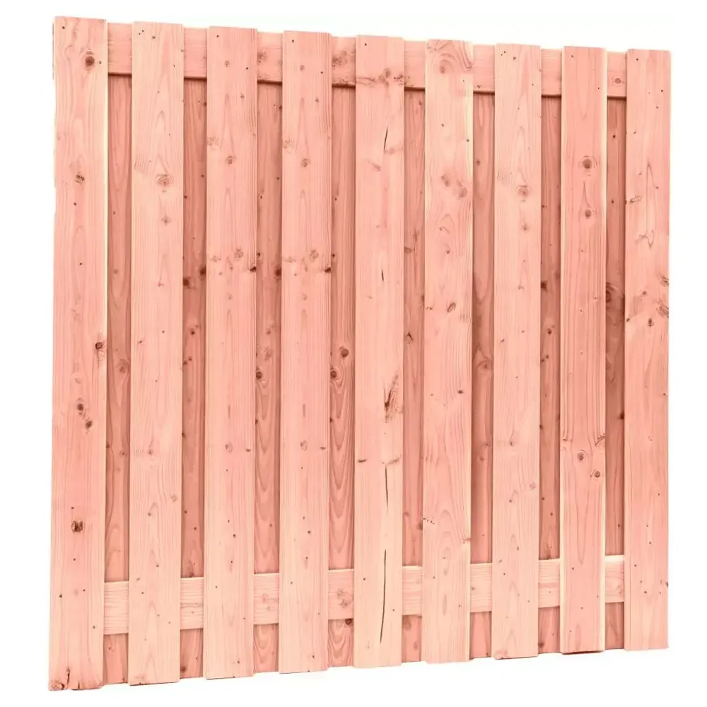 Douglas plankenscherm 180x180 cm 19-planks geschaafd onbehandeld