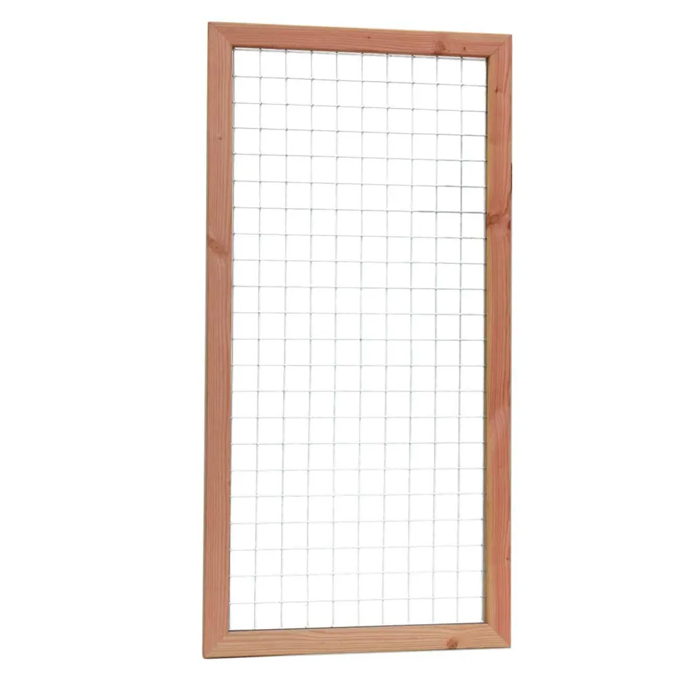 Douglas betonijzertrellis 90x1809 cm maas 7,5x7,5 cm onbehandeld