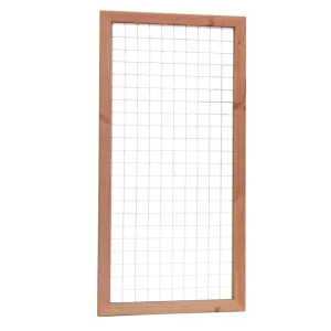 Douglas betonijzertrellis 90x1809 cm maas 7,5x7,5 cm onbehandeld