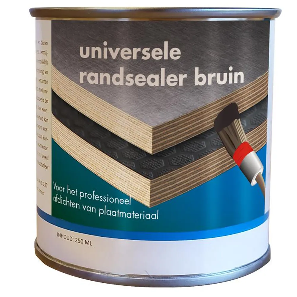 Randsealer donkerbruin blik 250 ml