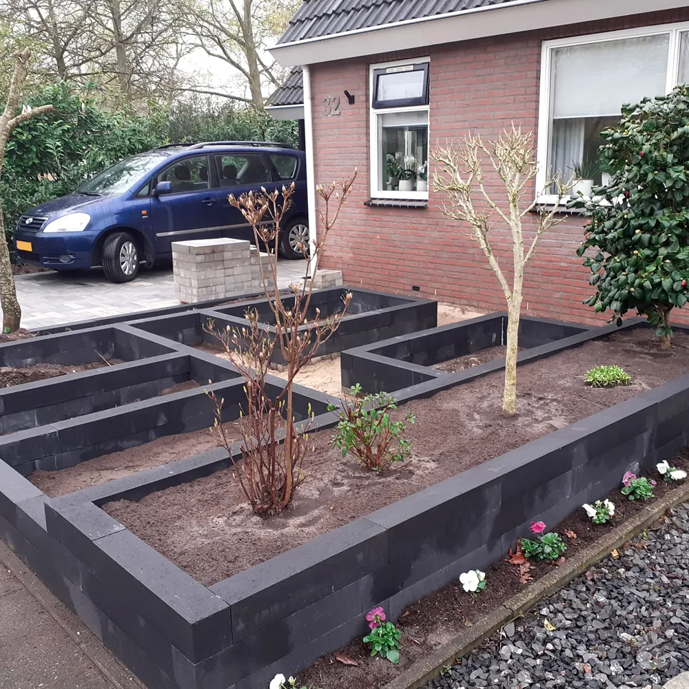 Wallblock New Antraciet 12x10x60 cm