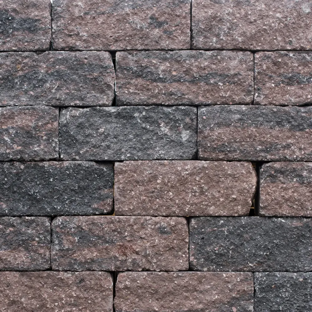 Wallblock Tumble 12x12x30 cm brons