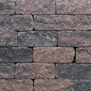 Wallblock Tumble 12x12x30 cm brons