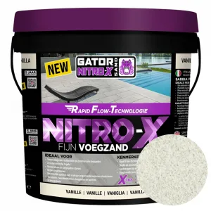 Gator Nitro X fijn voegzand vanille 12,5 kg/em