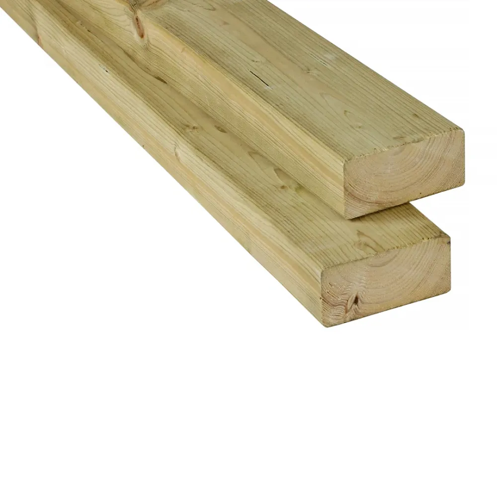 Grenen balk 44x95 mm geschaafd geïmpregneerd