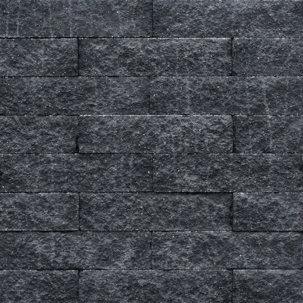 Wallblock Split 10x10x40 cm antraciet