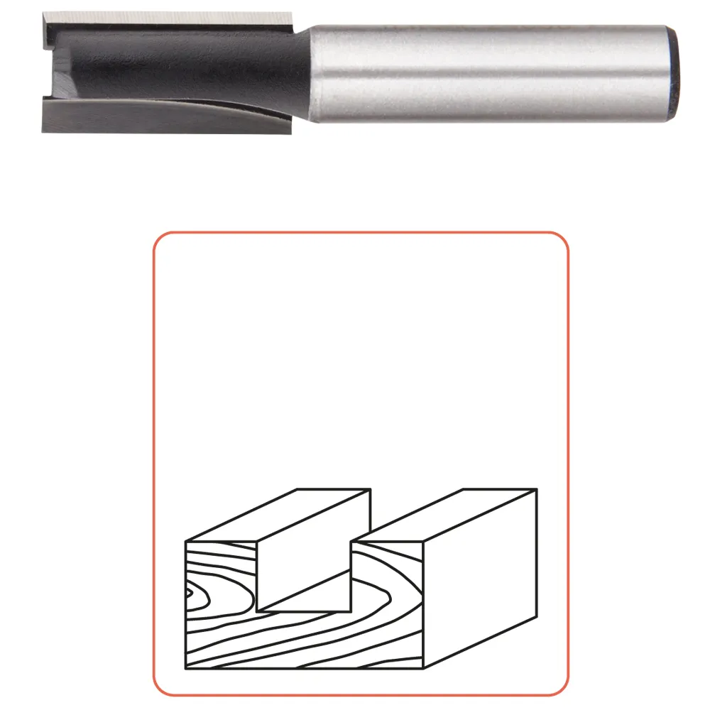 Groeffrees 8 mm snijlengte 20 mm schacht 8 mm