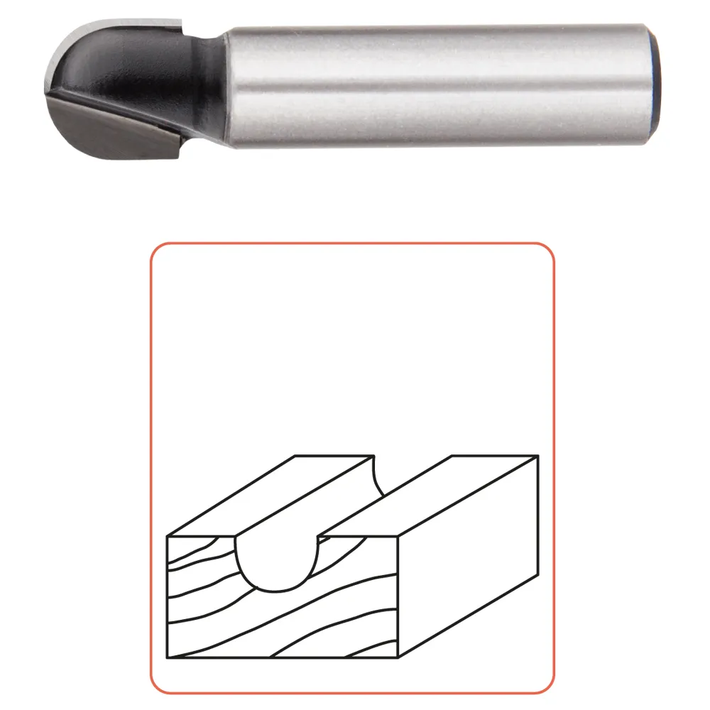  Holprofielfrees R= 12,7 schacht 8 mm