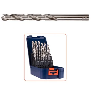 Spiraalborenset HSS-G 19-dlg. 1-10 mm in ABS cassette