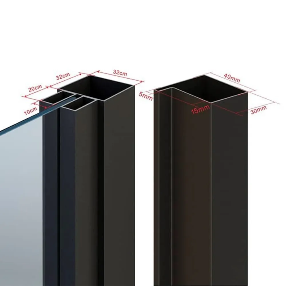 Stalen scharnierdeur 6-vlaks kruis helder glas