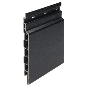 Keralit sponningdeel 143 mm L=6 m1 antraciet classic nerf