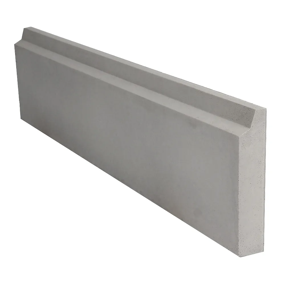 Kantplank met sponning beton 1025x50 mm