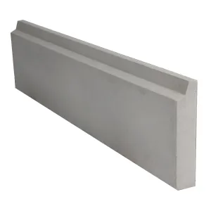 Kantplank met sponning beton 1025x50 mm