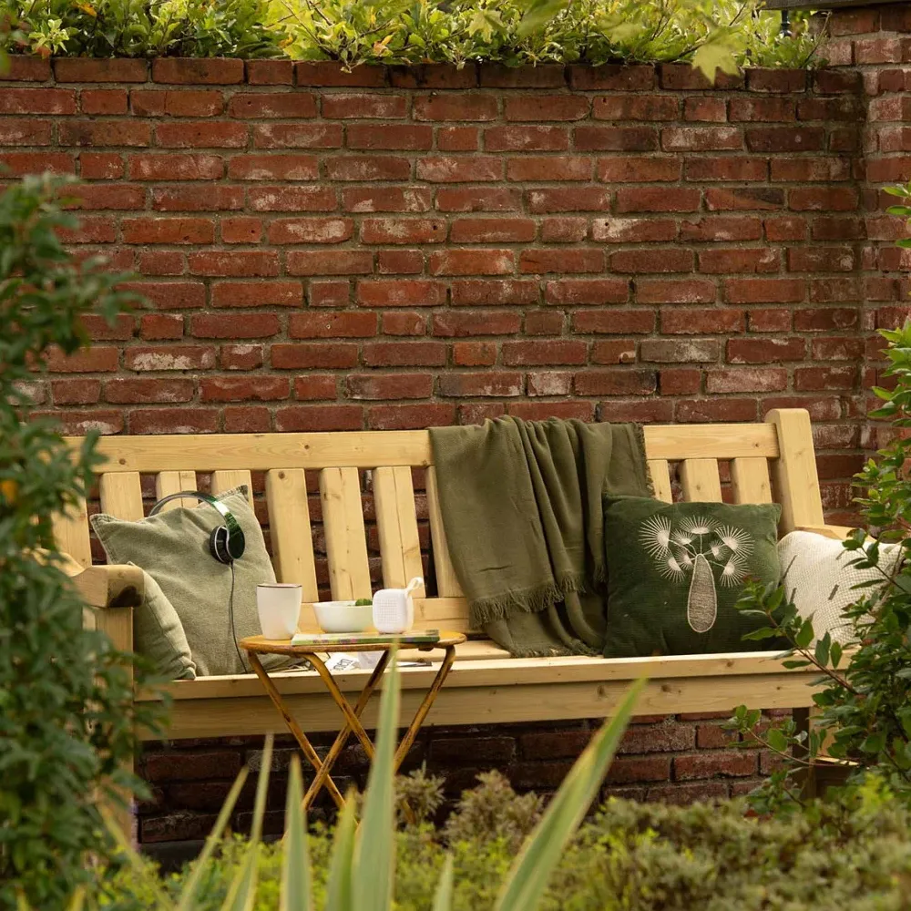 Vuren tuinbank Hugo 140 cm geïmpregneerd