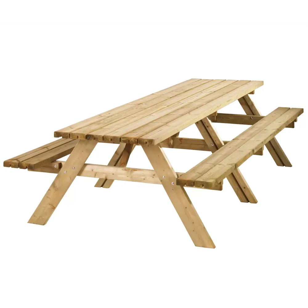 Vuren picknicktafel Lange Jan 300x70 cm geïmpregneerd